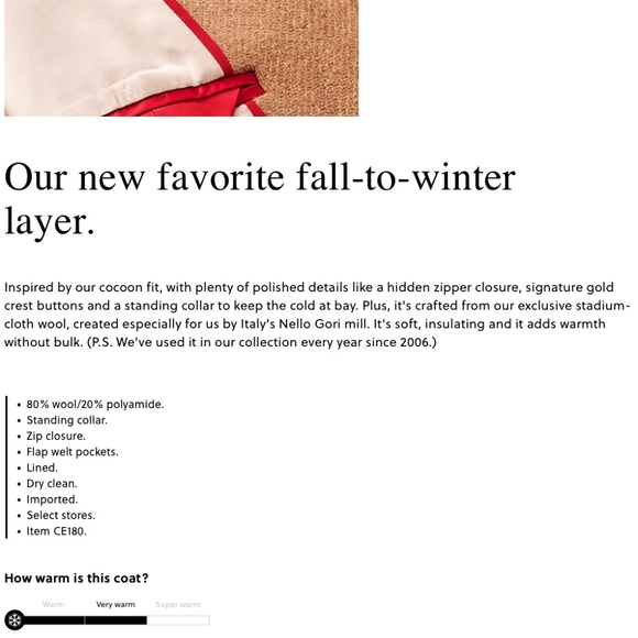 J. Crew Tan Wool Coat - Picture 2 of 7